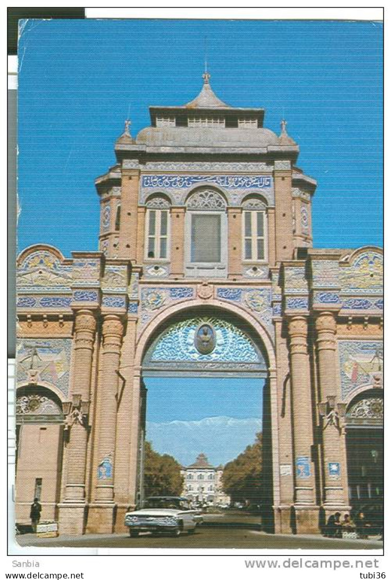 TEHRAN - ROMA - POSTCARD, COLOR, USED 1969, STAMP NIOC-AGIP, - Iran