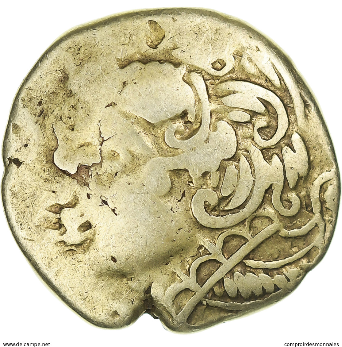 Monnaie, Bituriges, Statère à La Victoire Ailée, 2nd - 1st Century BC, TTB+ - Celtic