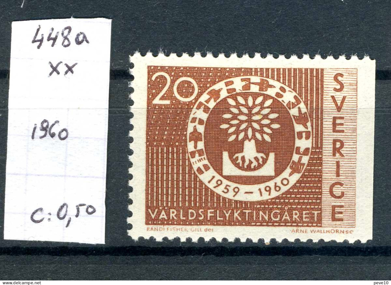 Suède  N° 448a  Xx - Unused Stamps
