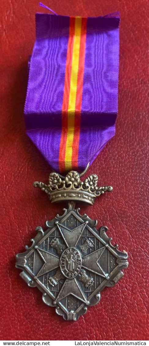 España Medalla Alfonso XIII Centenario Gerona 1809 - 1909 PG 791a - Altri & Non Classificati