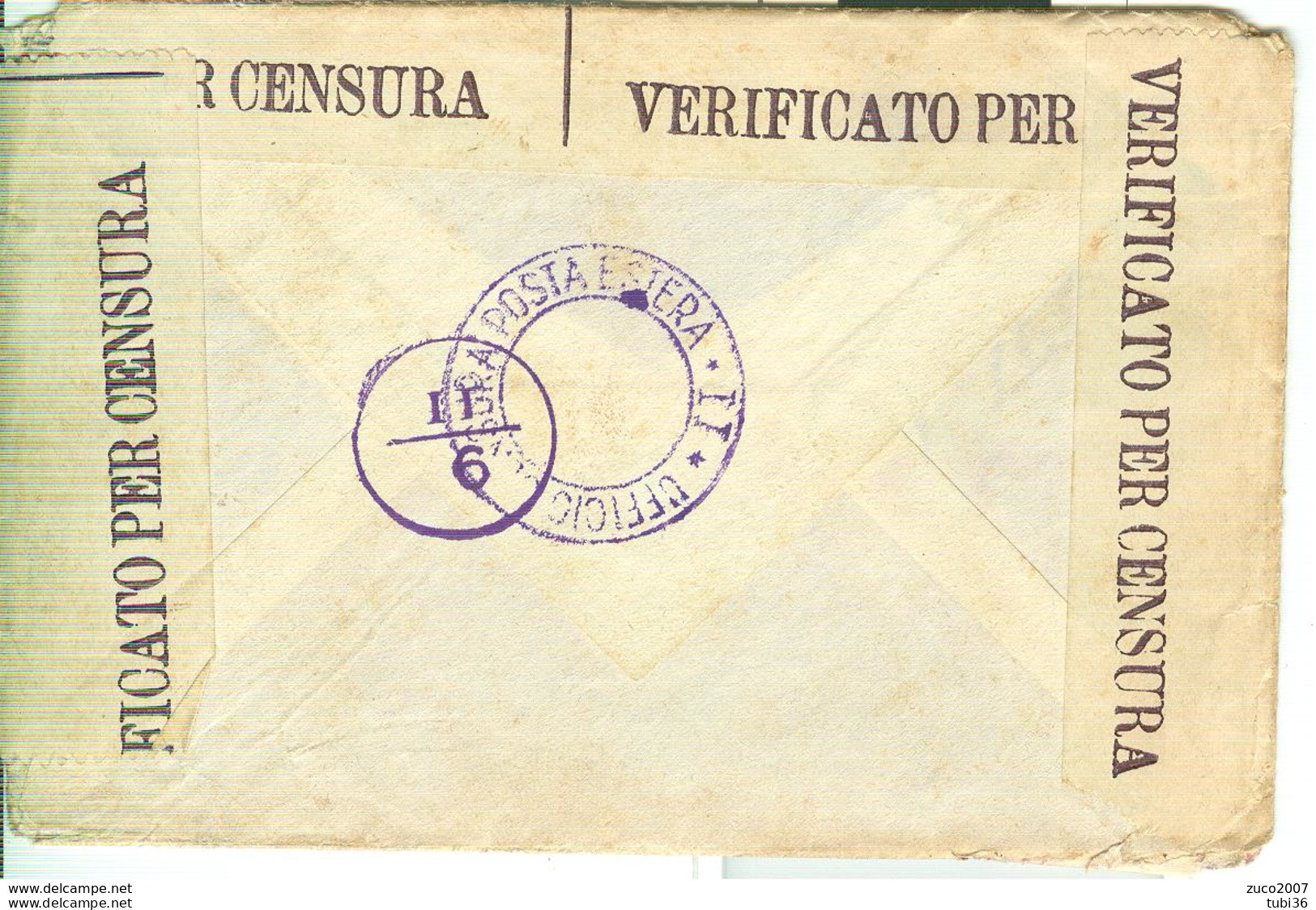 LETTERA PER P.M 39-MILITARE, SEBENICO-DALMAZIA - 1941 -CONTIENE LETTERA 4 FOGLI-CENSURA - Fiume & Kupa