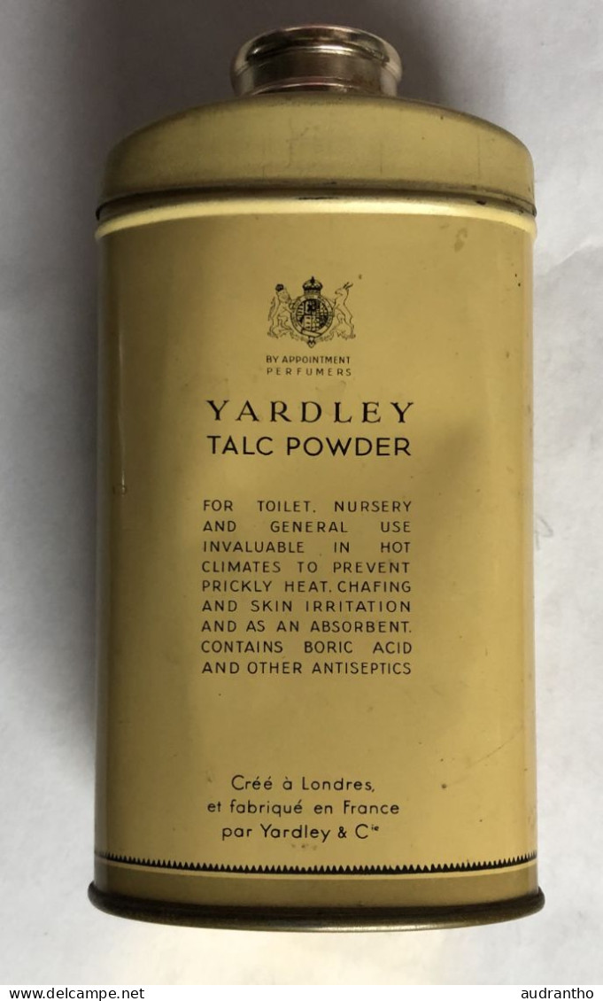 Ancienne Boîte Anglaise De Poudre De Talc - Yardley Old English Lavender - Talc Powder - Accessoires