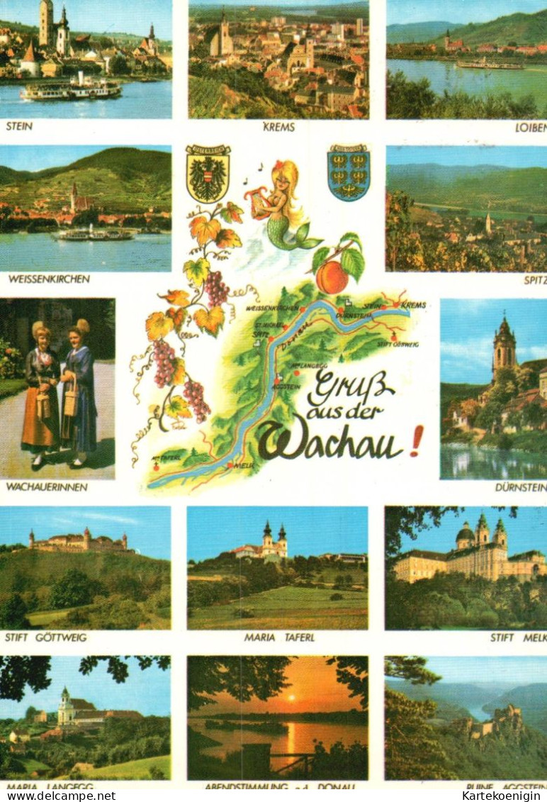 AK - Wachau , Stein , Krems ,Loiben , Weissenkirchen , Spitz , Dürnstein , Stift Göttweig , Maria Taferl , Stift Melk Um - Wachau