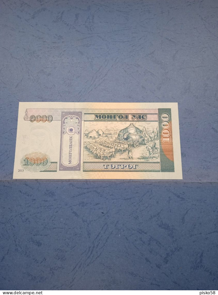 MONGOLIA-P67d 1000T 2013  UNC - Mongolia