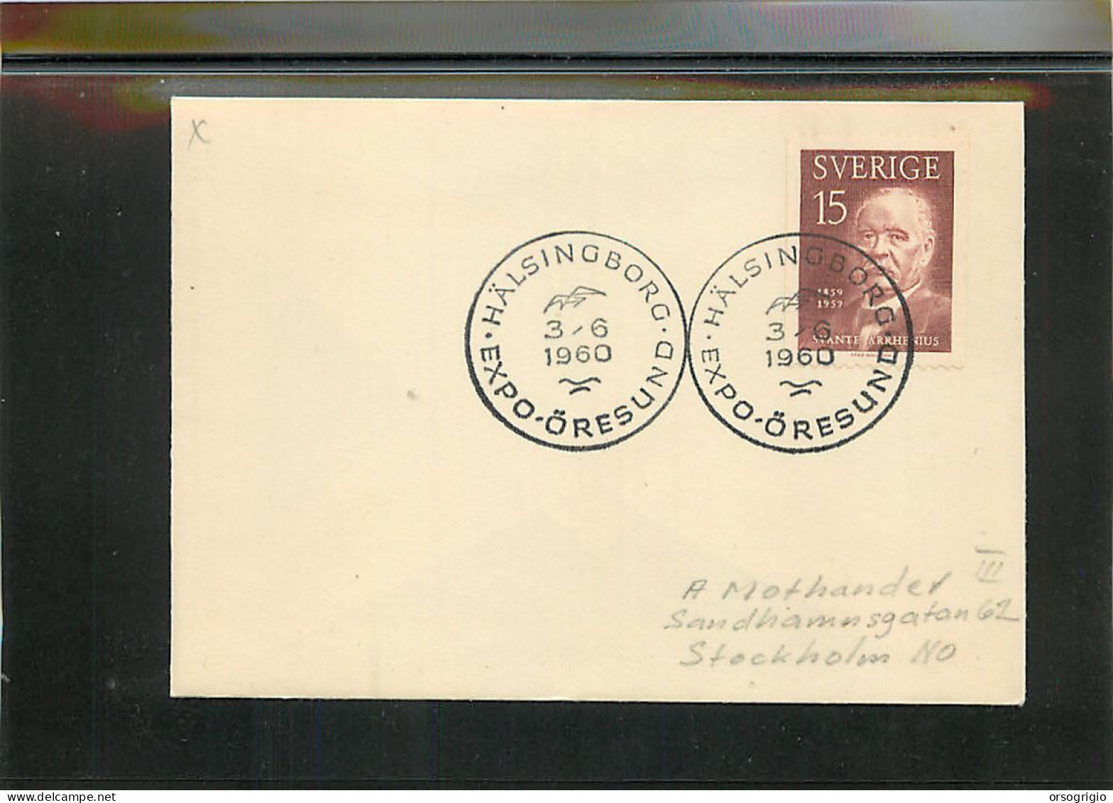 SVEZIA SVERIGE - HALSINGBORG - Lettres & Documents