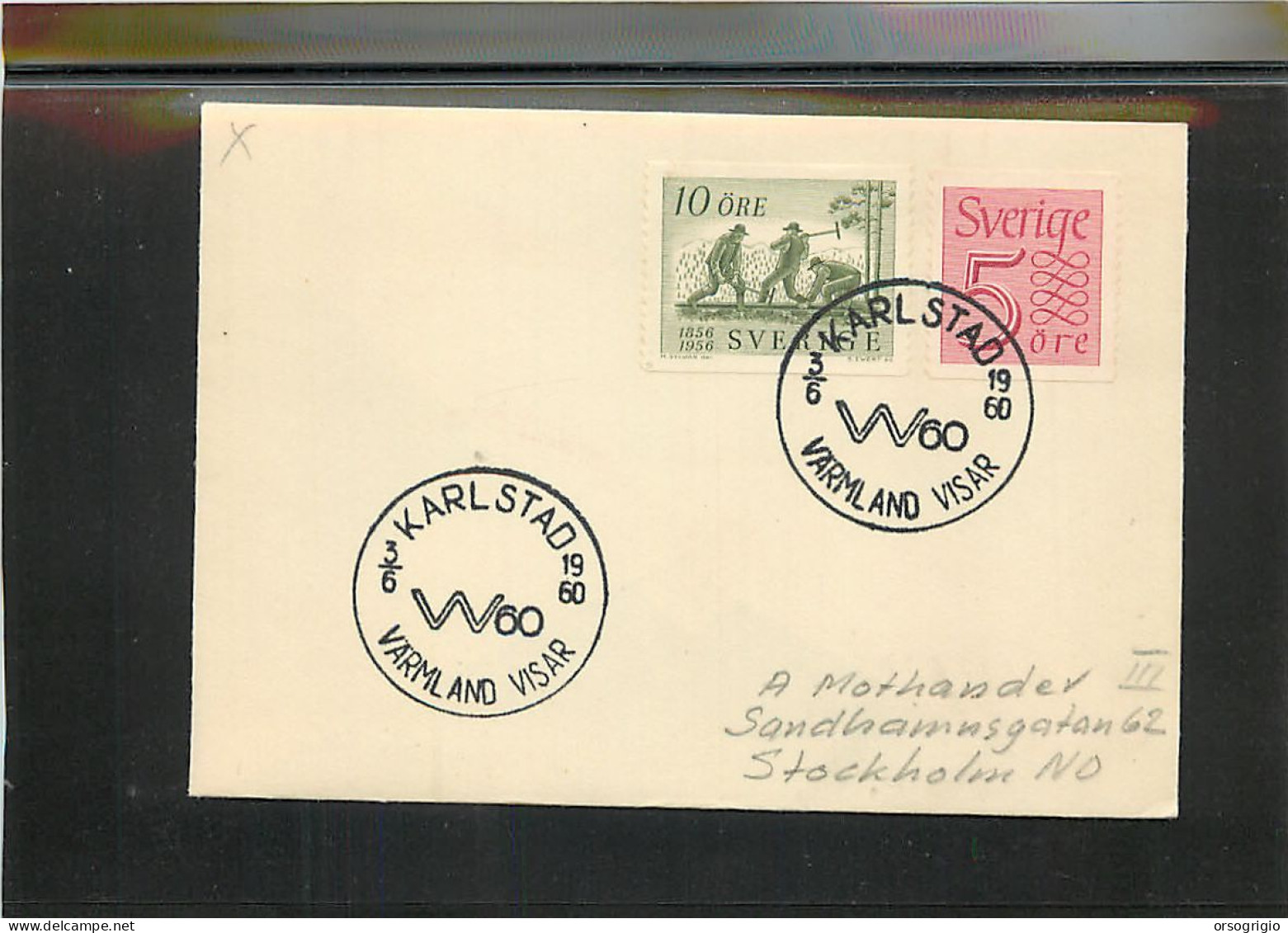 SVEZIA SVERIGE - KARLSTADT - Lettres & Documents