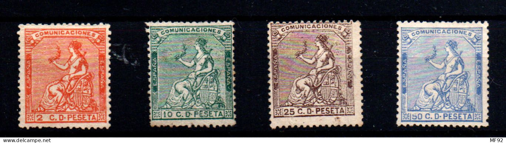 España Nº 131, 133, 135, 137. Año 1873 - Unused Stamps