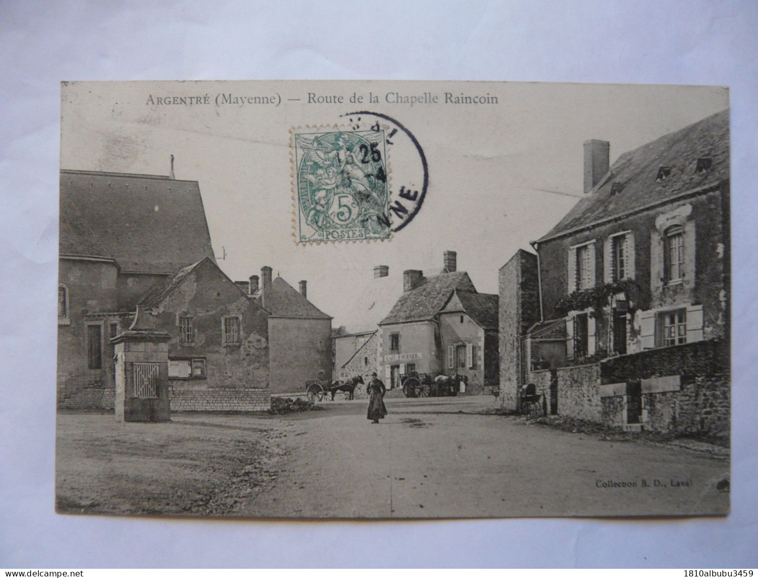 CPA 53 MAYENNE - ARGENTRE : Route De La Chapelle Raincoin - Argentre