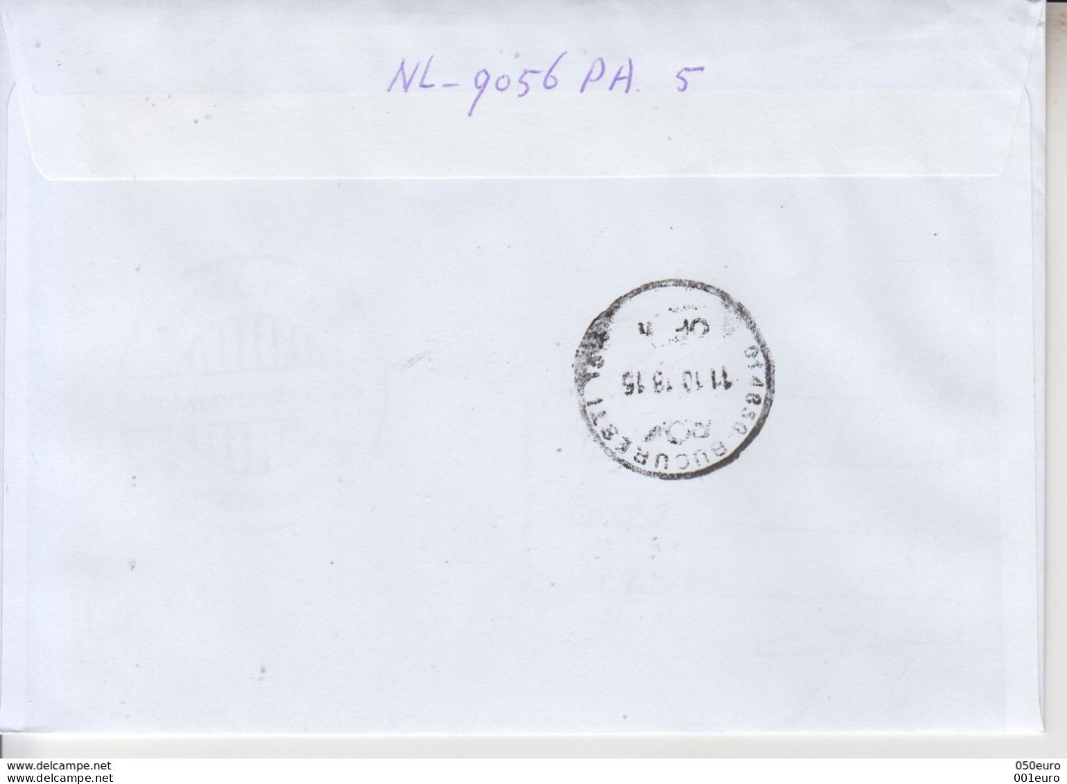 NETHERLANDS : BIRDS On Cover Circulated To ROMANIA #651747670 - Registered Shipping! - Briefe U. Dokumente