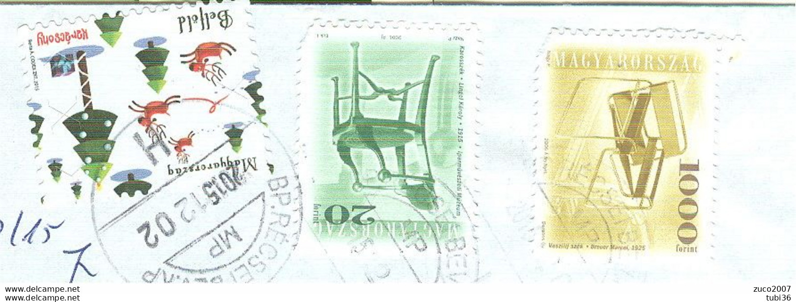 LETTERA RACCOMANDATA - TIMBRO POSTE  BUDAPEST (UNGHERIA) - ITALIA -2015 - Covers & Documents