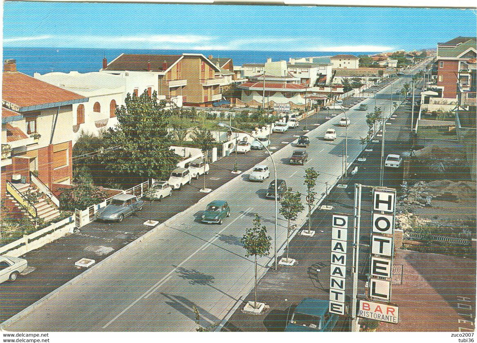 "ANNULLO DATARIO GULLER CON BANDIERA" 1973 - POSTE FRANCAVILLA AL MARE (CHIETI)- COLORI ANIMATA-ED.FOTOCART,PESCARA, - Autres & Non Classés