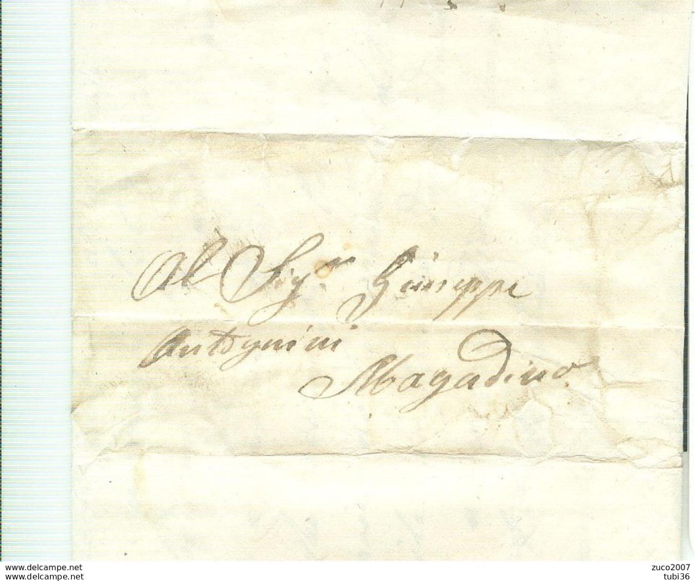 "CANOBBIO-MAGADINO" LETTERA ,1856, - Brieven En Documenten