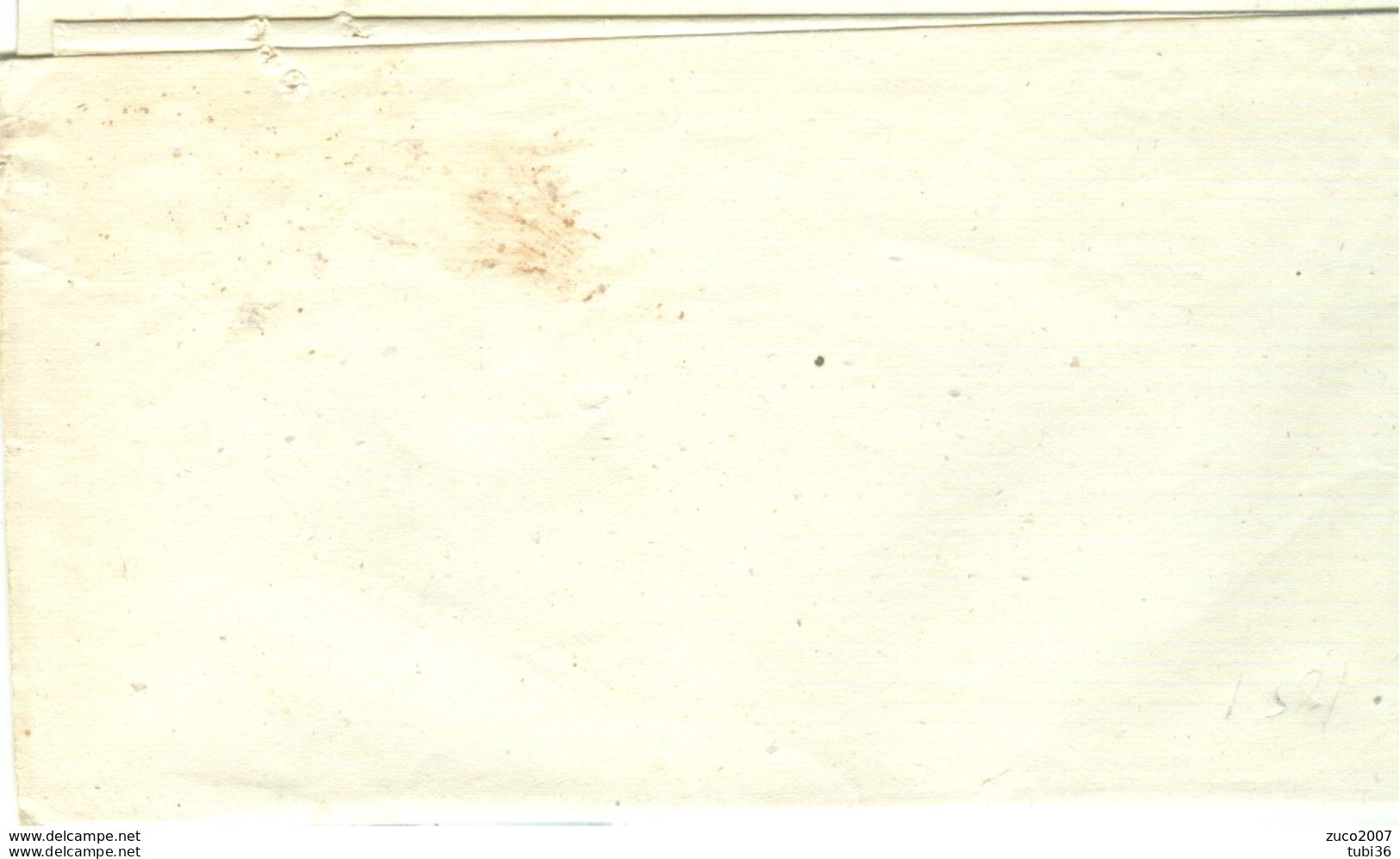 REGNO DUE SICILIE -INTENDENZA DI TERRA D'OTRANTO - LECCE,1852 - LETTERA CON TESTO,BARONE C. SOZI-CARAFA'- PER UGENTO,RR - Sicile