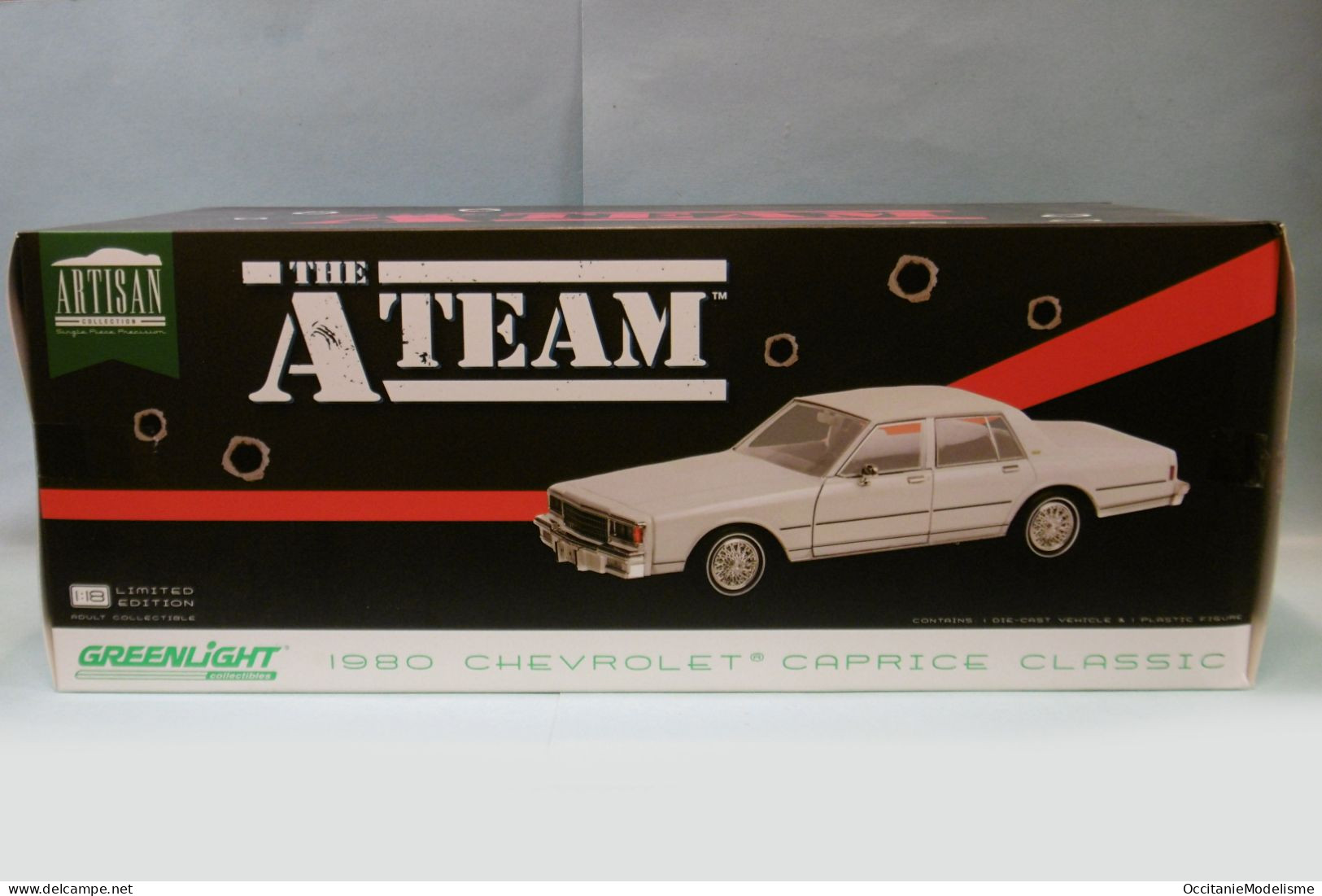 Greenlight - A-Team CHEVROLET CAPRICE CLASSIC 1980 L'Agence tous Risques réf. 19109 Neuf NBO 1/18