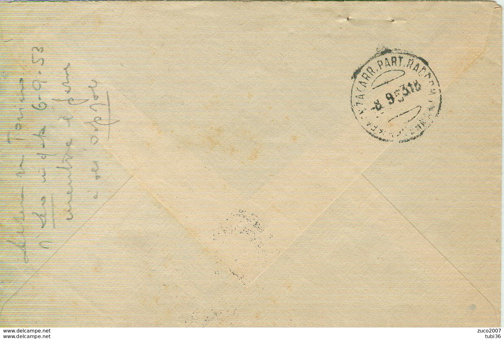 SIRACUSANA £.25,TARIFFA LETTERA, 1953,SU BUSTA USO FISCALE CON MARCHE DA BOLLO £.100+60,TIMBRO POSTE TORINO-FAENZA - Fiscali