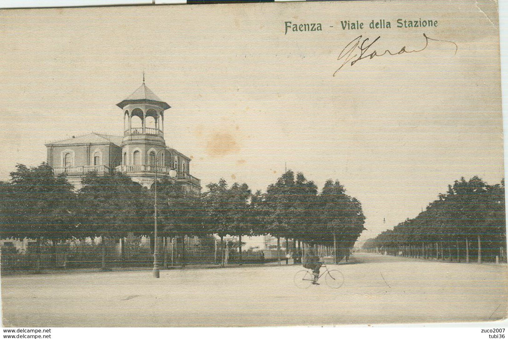 FAENZA - VIALE DELLA STAZIONE - B/N - N/V - Formato 14x9 - Faenza