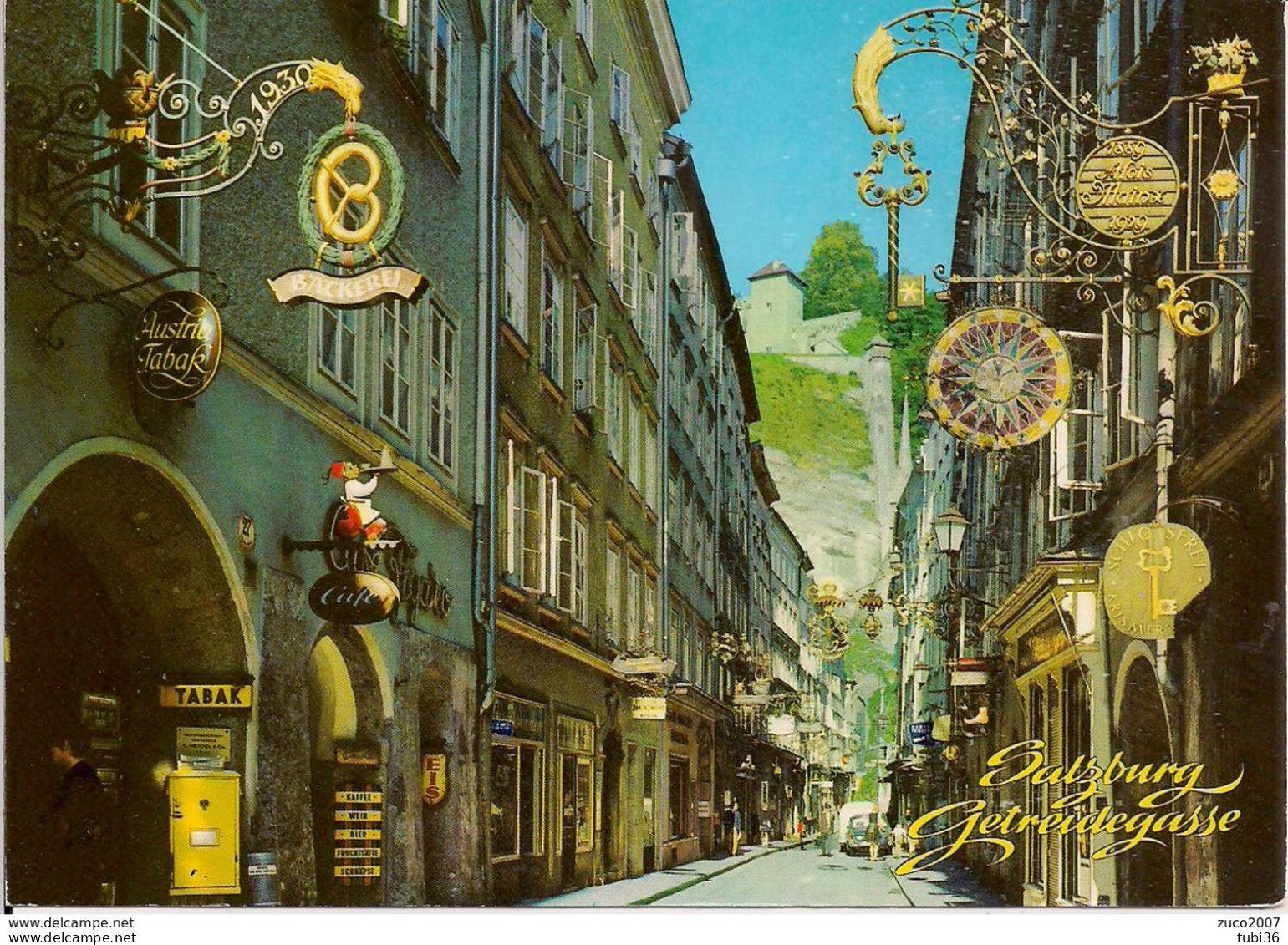 Salzburg Altstadt - Getreidegasse - Viaggiata 1992 - ITALIA - Salzburg Stadt