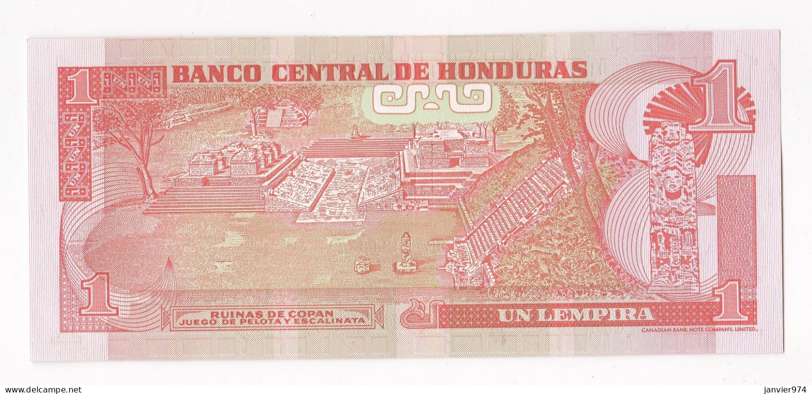 Honduras 1 Lempira 2004, N° DF 2689404, Billet Neuf - UNC - Honduras