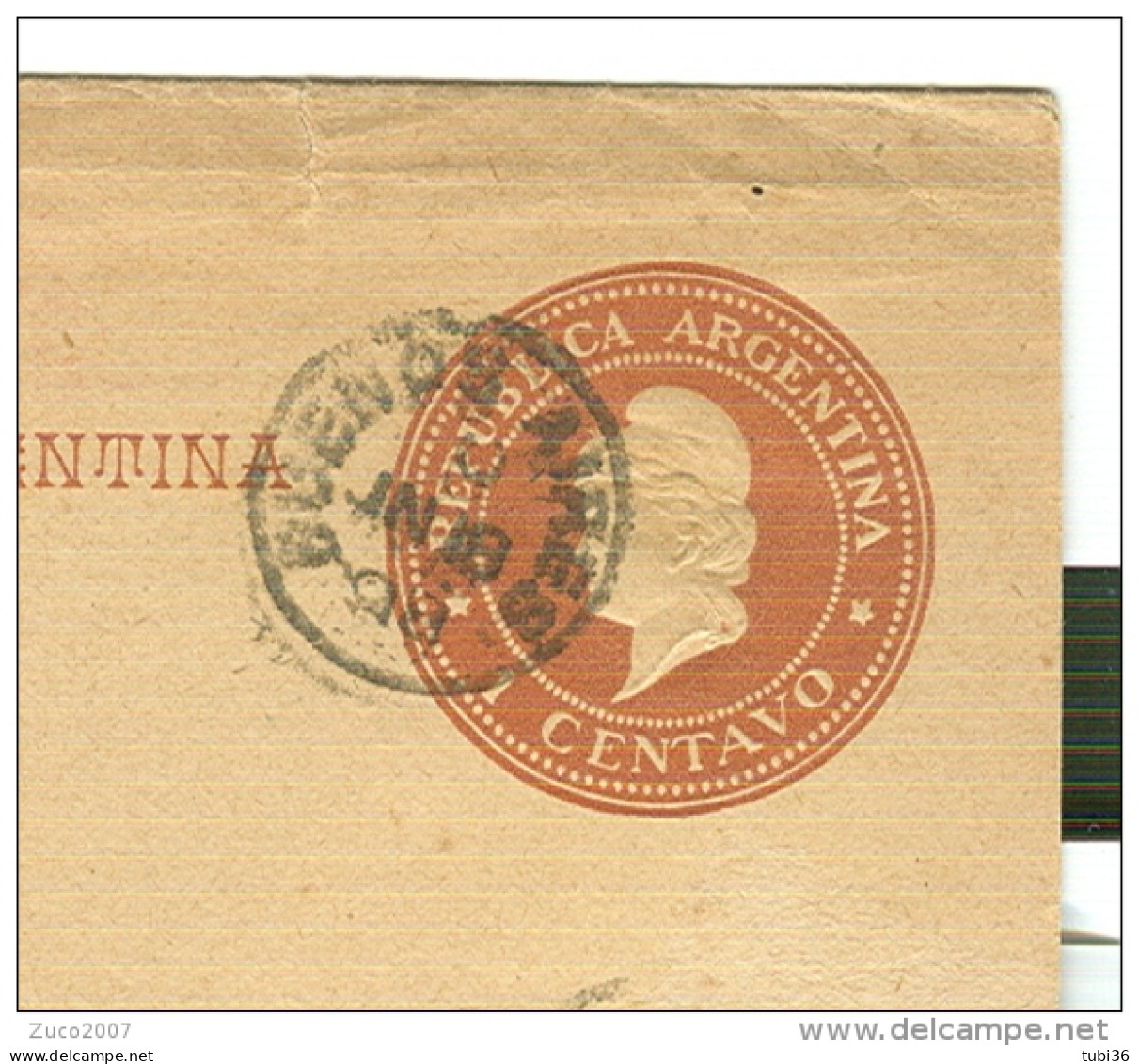 REPUBLICA ARGENTINA-1 CENTAVO- IMPRESOS -LA REVISTA POSTAL,1898- BUENOS AIRES-PRATOLA SERRA (AVELLINO),TONDORIQUADRATO - Briefe U. Dokumente