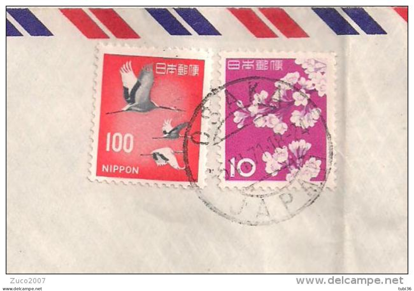 JAPAN - LETTERA PAR AVION -1971 - OSAKA - ITALIA - Briefe U. Dokumente