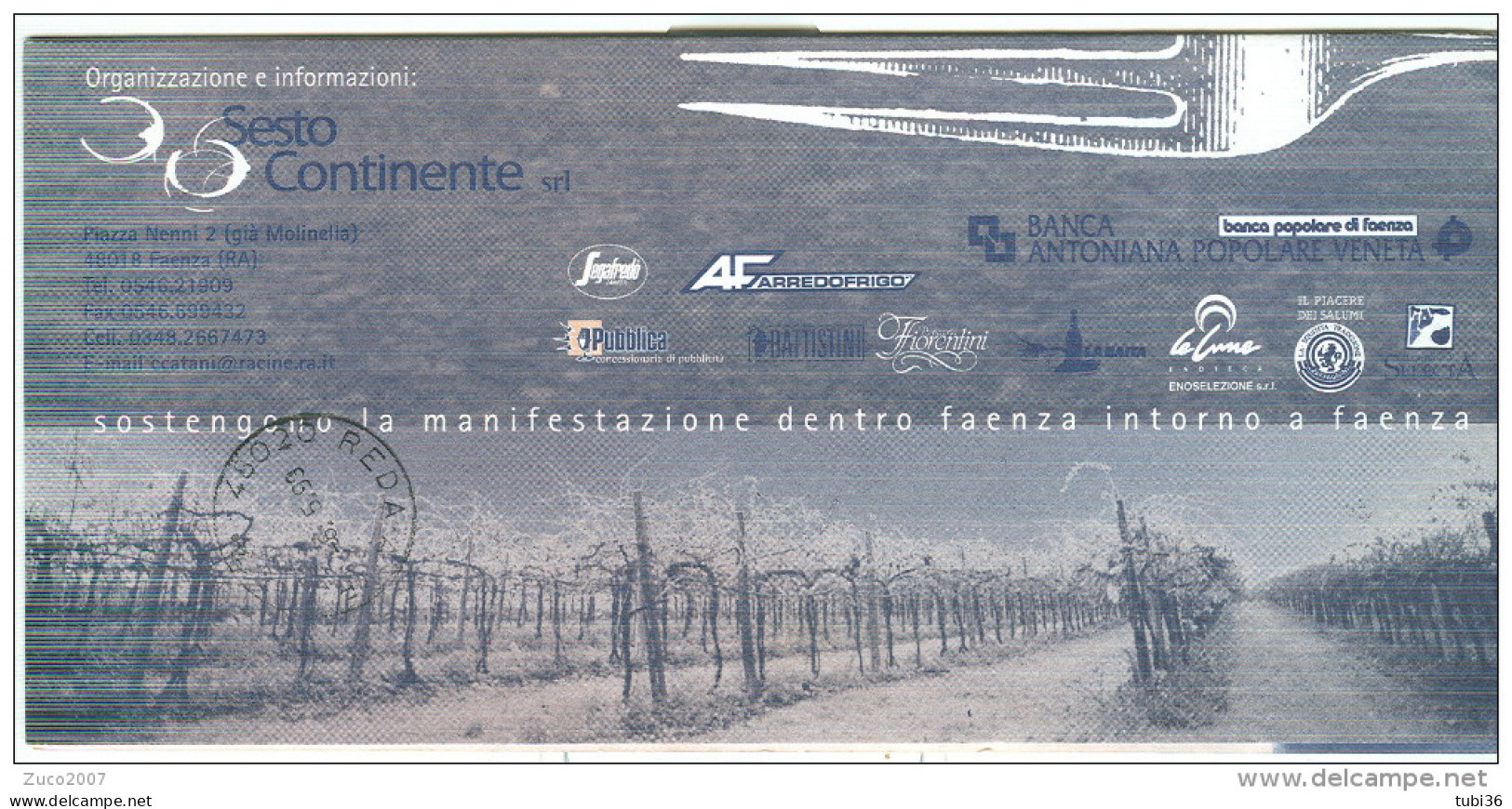 DENTRO FAENZA, INTORNO  A FAENZA, VIAGGIO NEL TERRITORIO,1999, DEPLIAN  4 ANTE, - Faenza