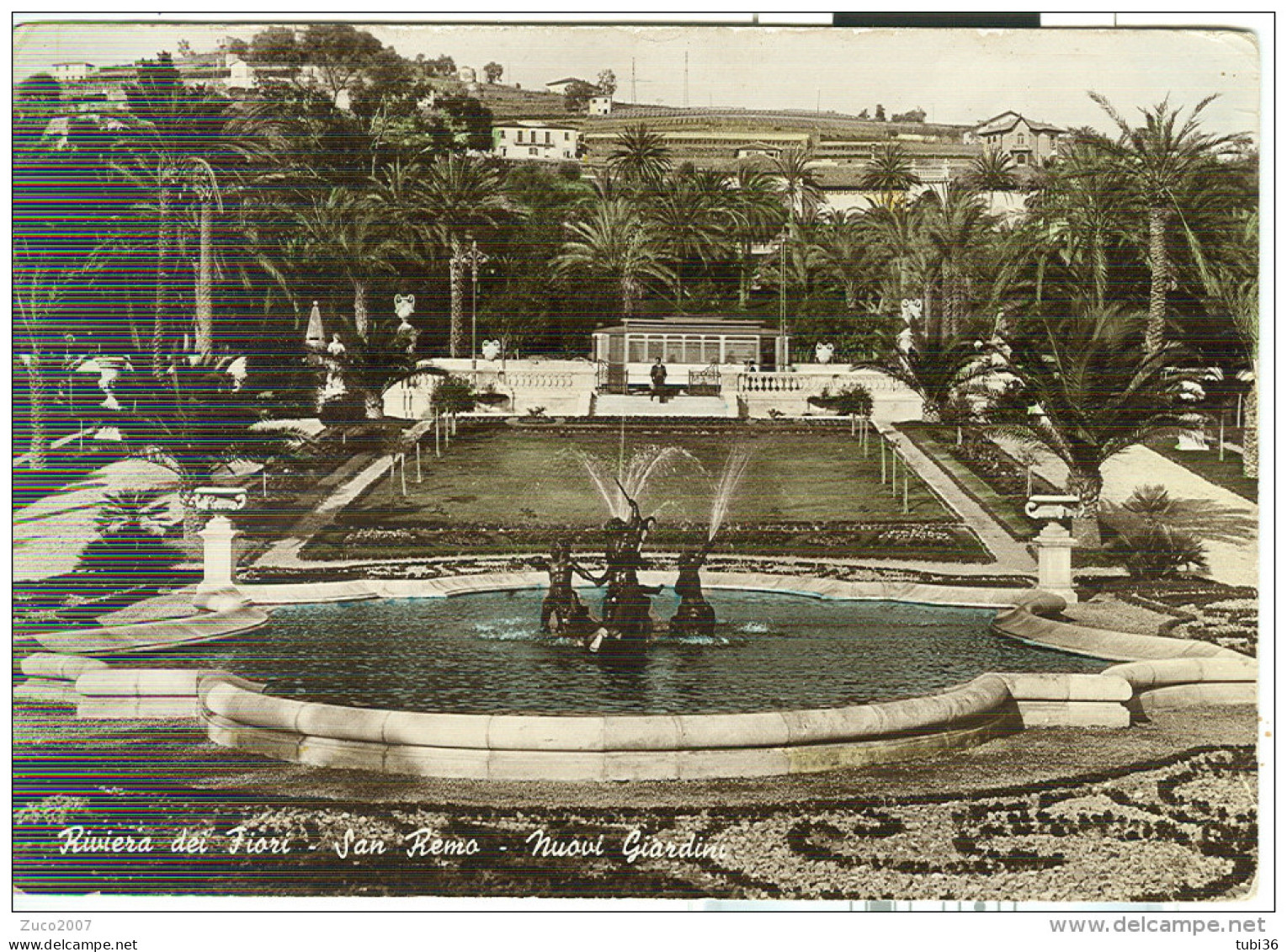 CASINO MUNICIPALE  SAN REMO, TIMBRO POSTE SAN REMO  TARGHETTA, 1950, - Zonder Classificatie