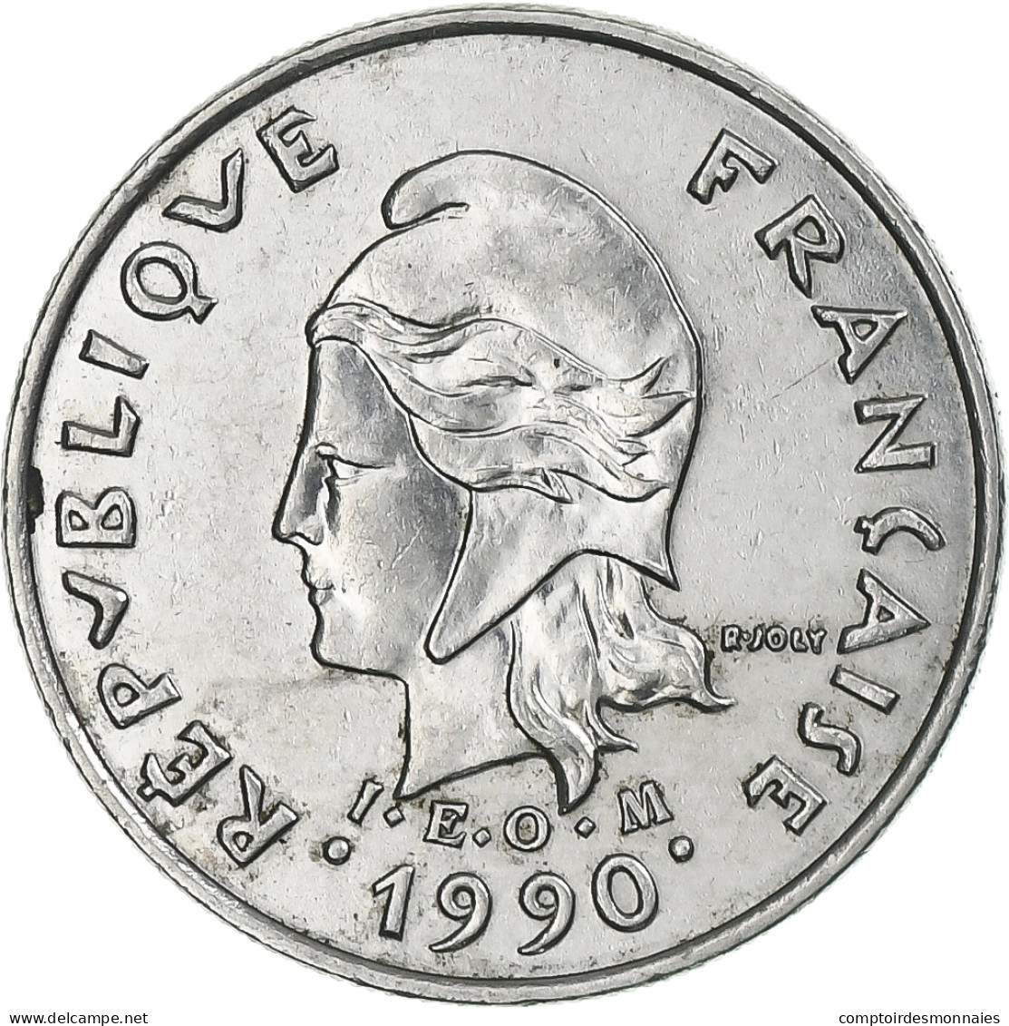 Monnaie, Nouvelle-Calédonie, 10 Francs, 1990, SPL, Nickel - Otros & Sin Clasificación