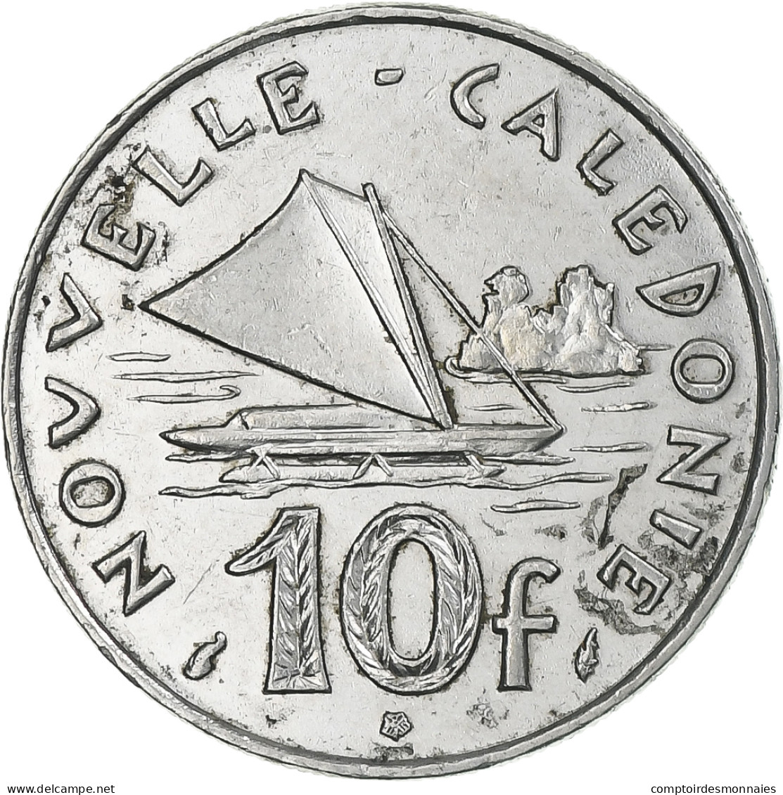 Monnaie, Nouvelle-Calédonie, 10 Francs, 1990, SPL, Nickel - Otros & Sin Clasificación