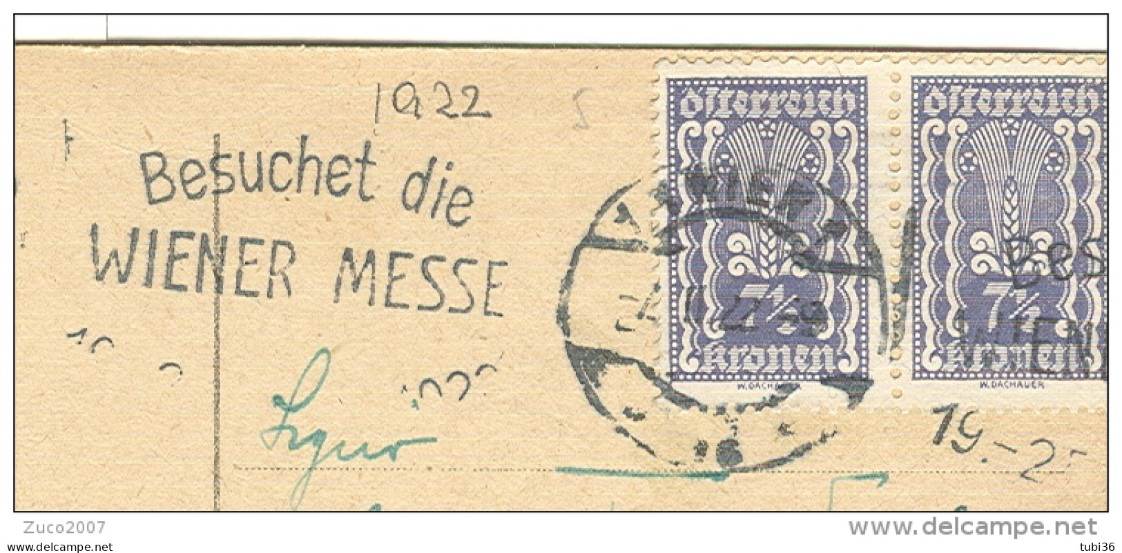 Wien - Ringstrasse , Kärntnerstrasse ,ILLUSTRATED Postkarte Weiße SCHWARZ ZUR TRIESTE 1922 SMALL SIZE 9 X 14, - Ringstrasse