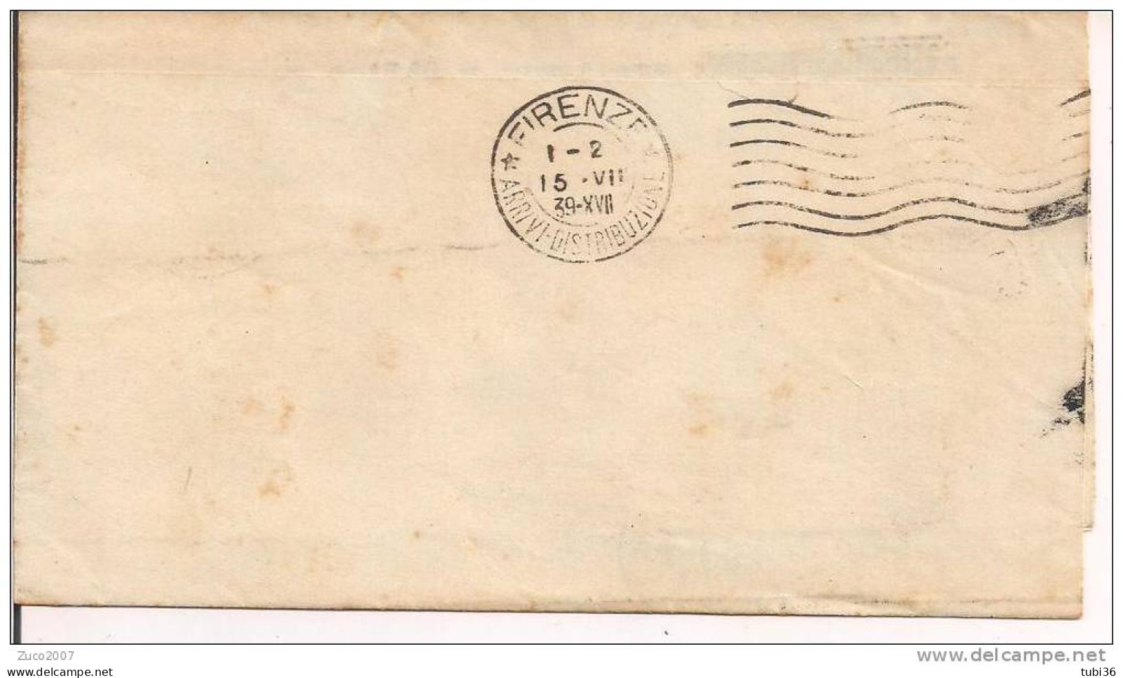 SEGNATASSE Cent.25. TASSA A CARICO DEL DESTINATARIO, SU PIEGO TARIFFA RIDOTTA DISTRTETTO, FIRENZE/FIRENZE, - Postage Due