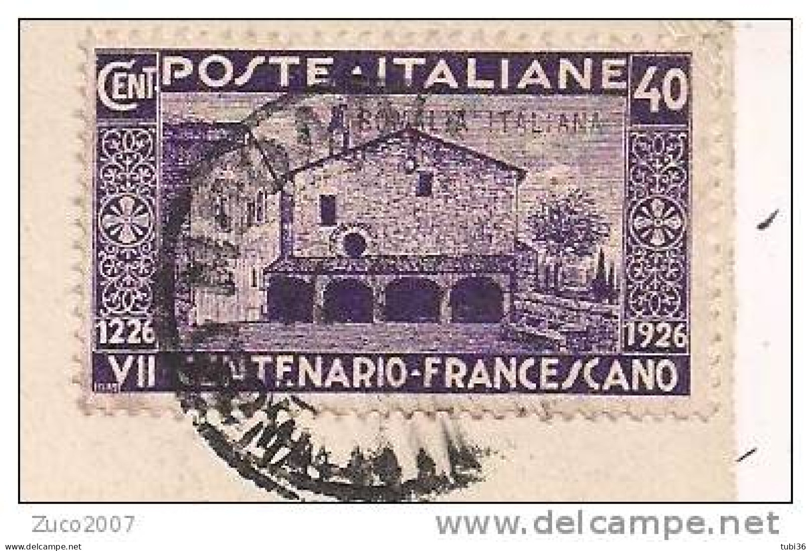 SOMALIA  ITALIANA - UN TRAGHETTO  - CARTOLINA B/N  VIAGGIATA  1927 - PER TRENTO - CENTENARIO FRANCESCANO  CENT. 40 SOMAL - Somalie