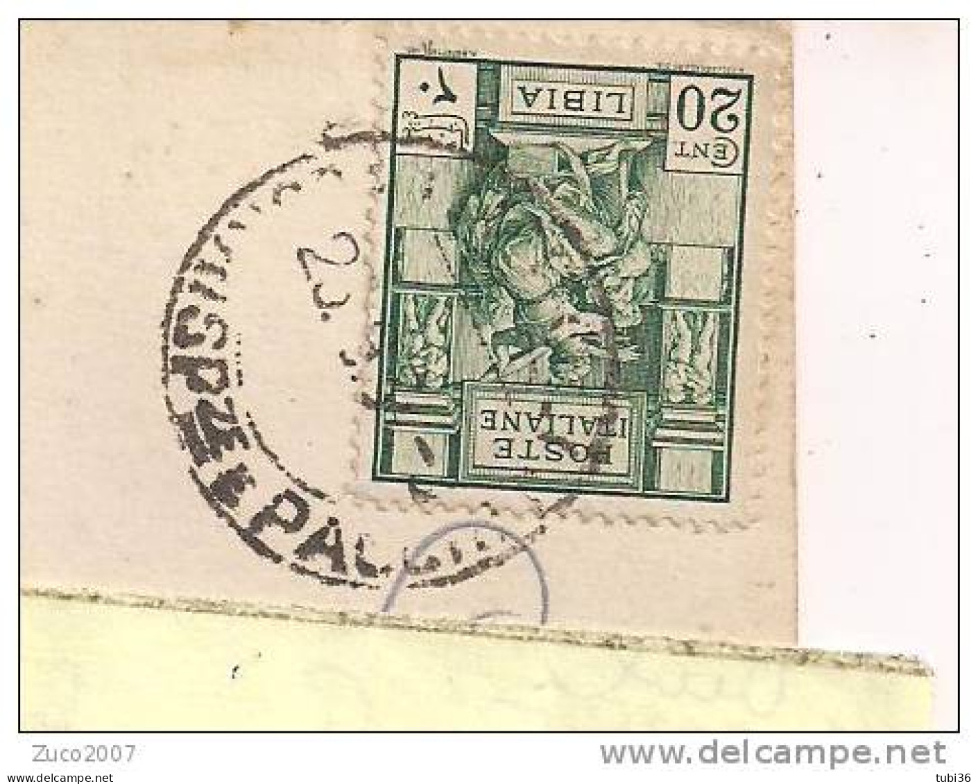 TRIPOLI - RESIDENZA DEL GOVERNATORE - B/N VIAGGIATA  1934 - ANIMATA - TIMBRO POSTE ITALIANE  TRIPOLI - Libia