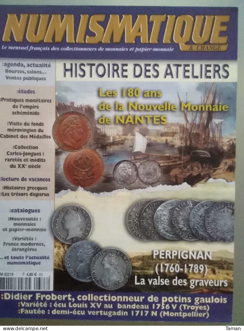 Numismatique & Change - Potins Gaulois - L'empire Achéménide - Mérovingien - Nantes - Perpignan Atelier Q - Français