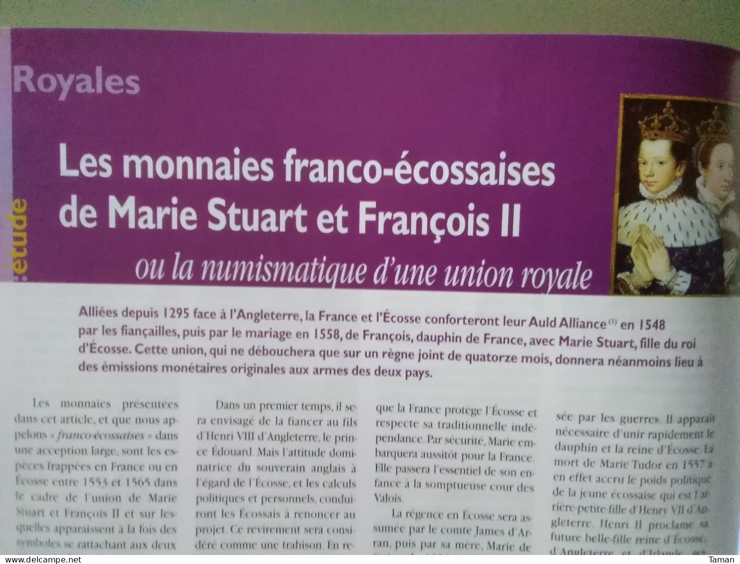 Numismatique & Change - Concours 1913 - L'empire Achéménide - Marie Stuart - Joly Graveur - Reine Victoria - Français