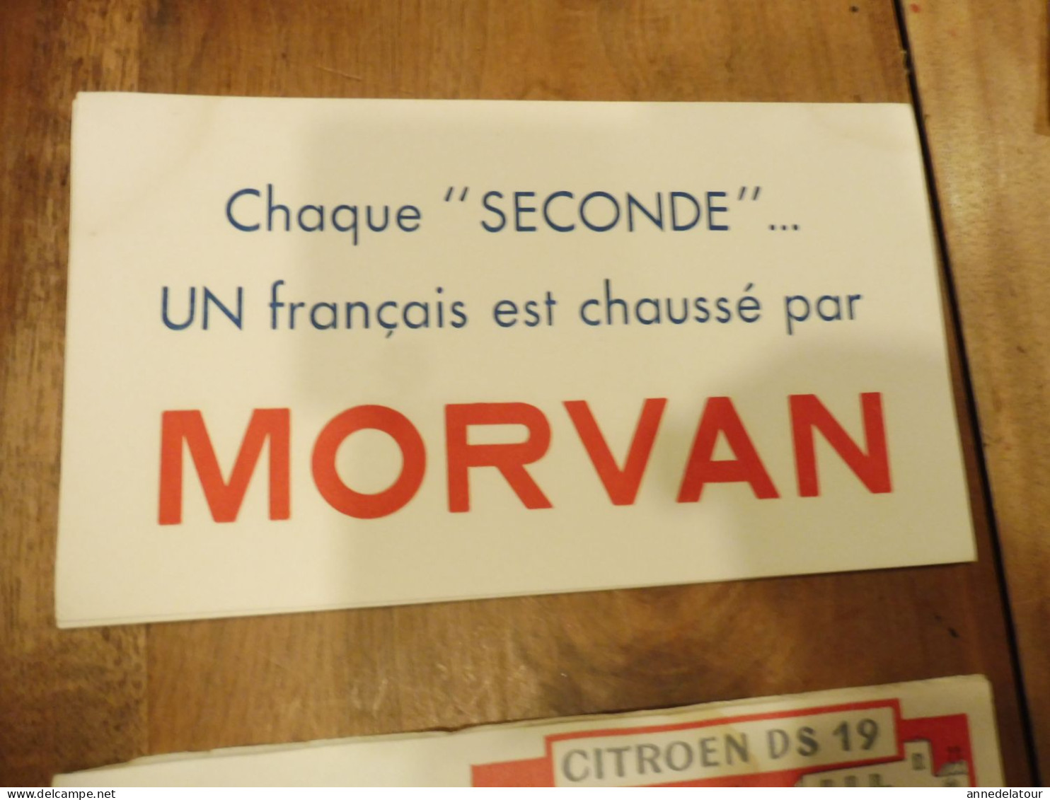 5 Buvards Anciens ( Dont  Automobile  CITROËN DS 19  , Pneus DUNLOP,  Etc ) - Automobile