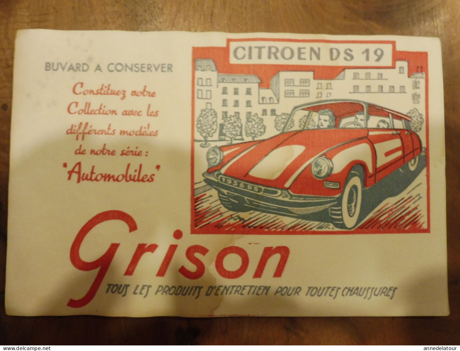 3 Buvards Anciens ( Dont  Automobile  CITROËN DS 19  ,  Etc ) - Automóviles