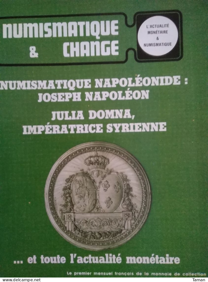 Numismatique & Change - Joseph Napoléon - Julia Domna Impératrice Syrienne - Les Jetons - Chambre De Commerce Languedoc - Français