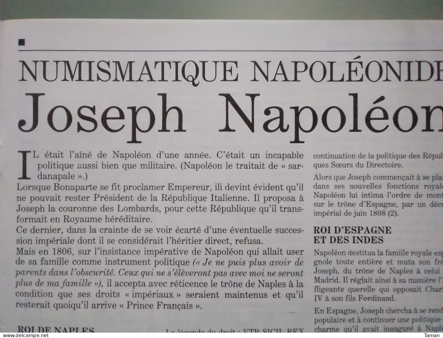 Numismatique & Change - Joseph Napoléon - Julia Domna Impératrice Syrienne - Les Jetons - Chambre De Commerce Languedoc - Französisch