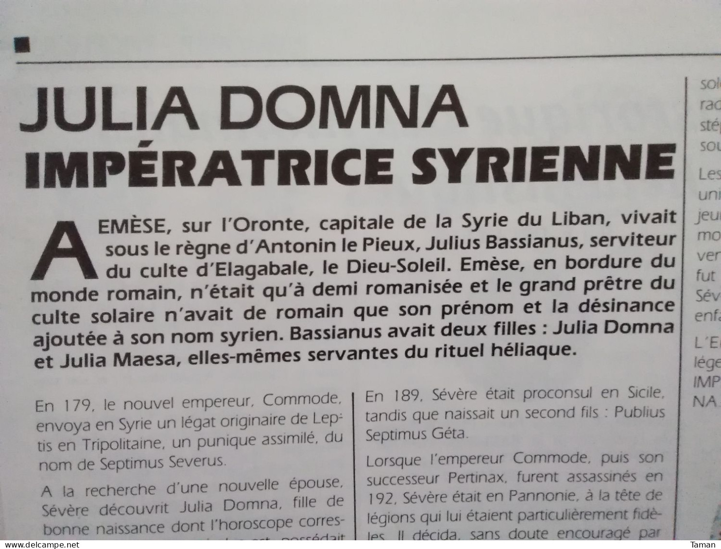 Numismatique & Change - Joseph Napoléon - Julia Domna Impératrice Syrienne - Les Jetons - Chambre De Commerce Languedoc - French