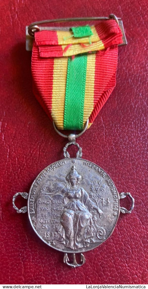 España Medalla Alfonso XIII Centenario Constitución 1812 Cádiz PG 793 - Other & Unclassified