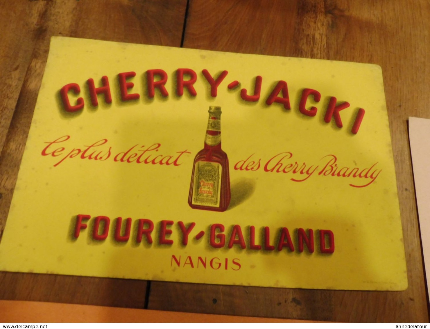 4 Buvards Anciens (dont Liqueur CHERRY - JACKI Le Plus Délicat Des Cherry - Brandy , Etc ) - Drank & Bier