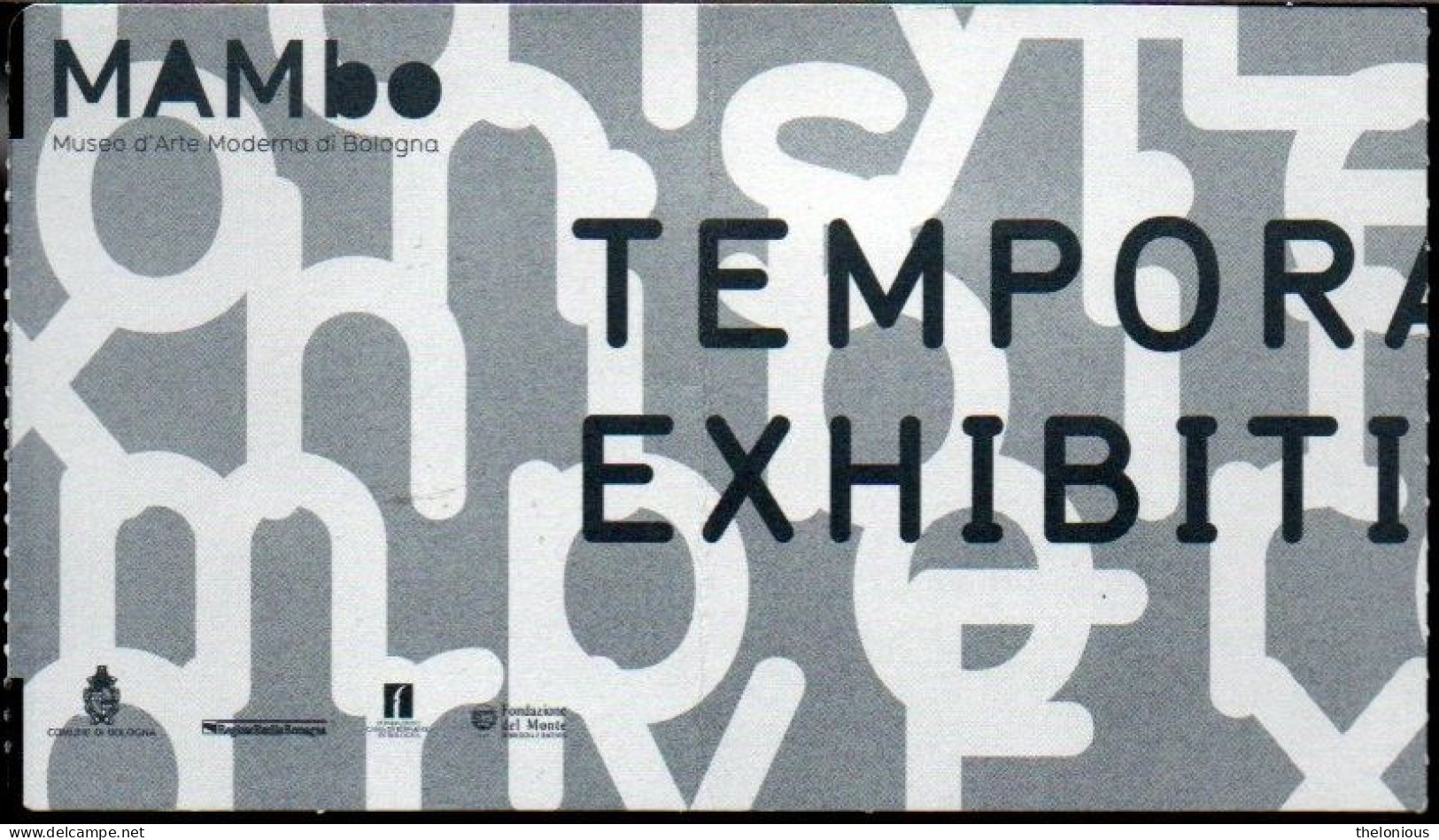 # Tiket - Temporary Exhibitions - Museo Arte Moderna Bologna 2009 - Tickets D'entrée