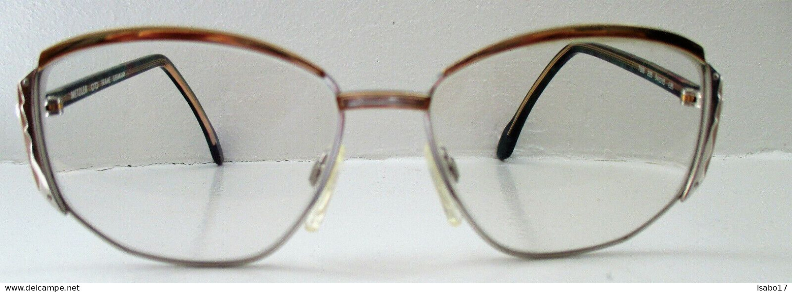 Vintage Eckig Damen-Brillengestell Metzler Germany Modell 7308 235 135 - Glasses
