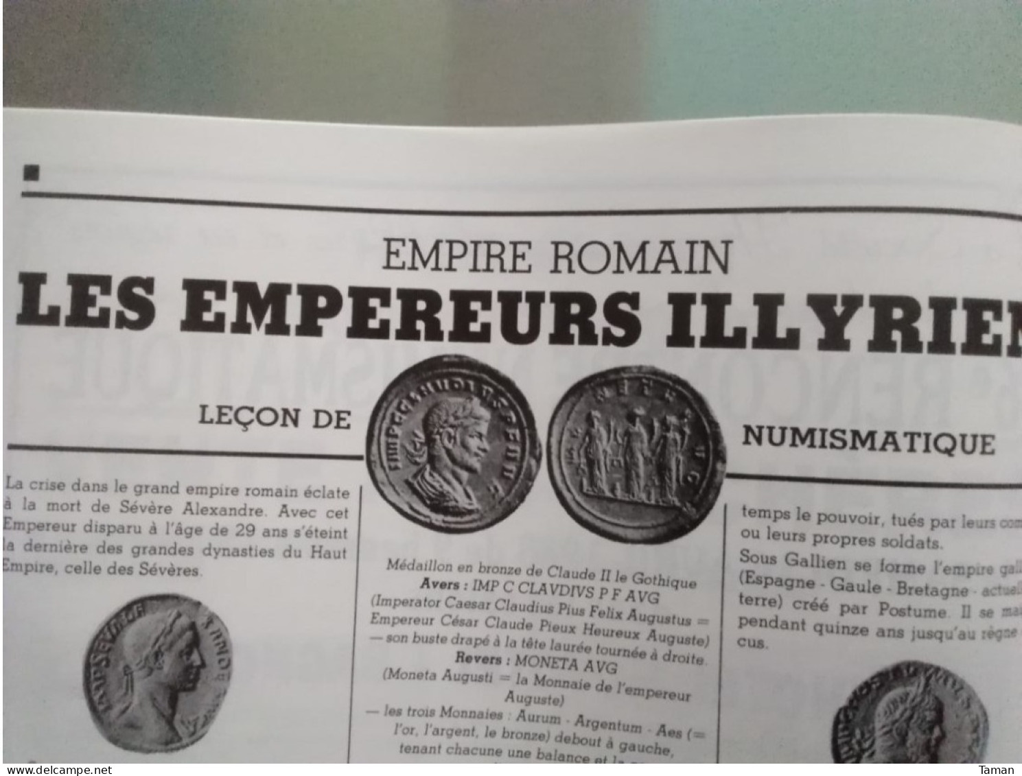 Numismatique & Change - Empereurs Illyriens - Pisanello Médaille Italie - Rome - Francés