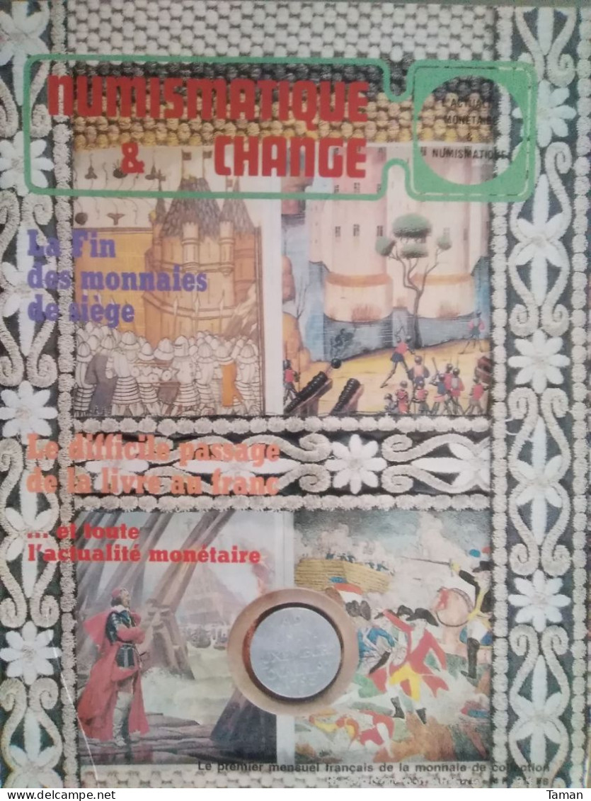 Numismatique & Change - Monnaies De Siège - Passage Livre Au Franc - Principauté D'Orange - Französisch
