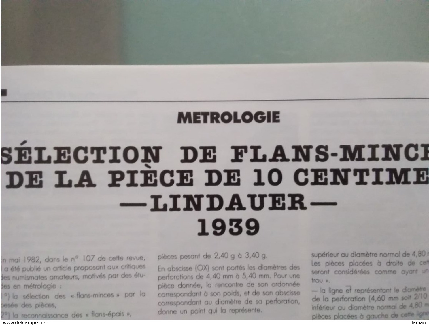 Numismatique & change - Les dévaluations - 10 c Lindauer 1939 - Mayence - Faux monnayeurs