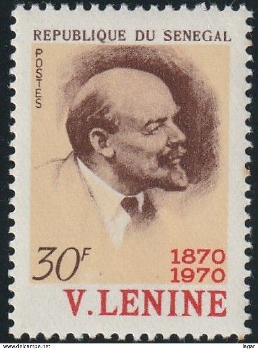 THEMATIC FAMOUS PEOPLE:  CENTENARY OF THE BIRTH OF LENIN   -   SENEGAL - Lénine