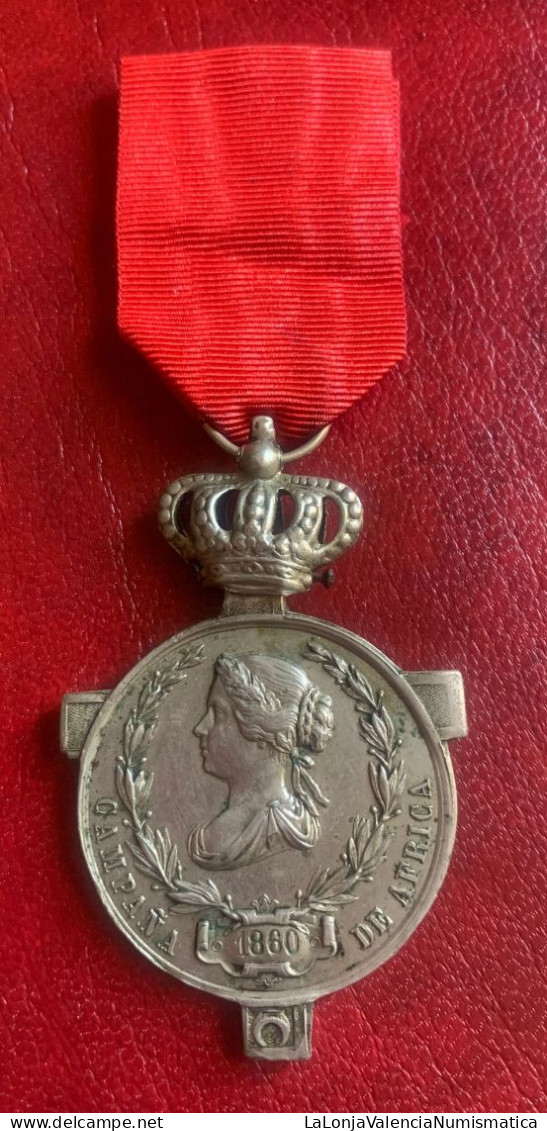 España Medalla Isabel II Campaña De África 1860 PG 725 - Otros & Sin Clasificación