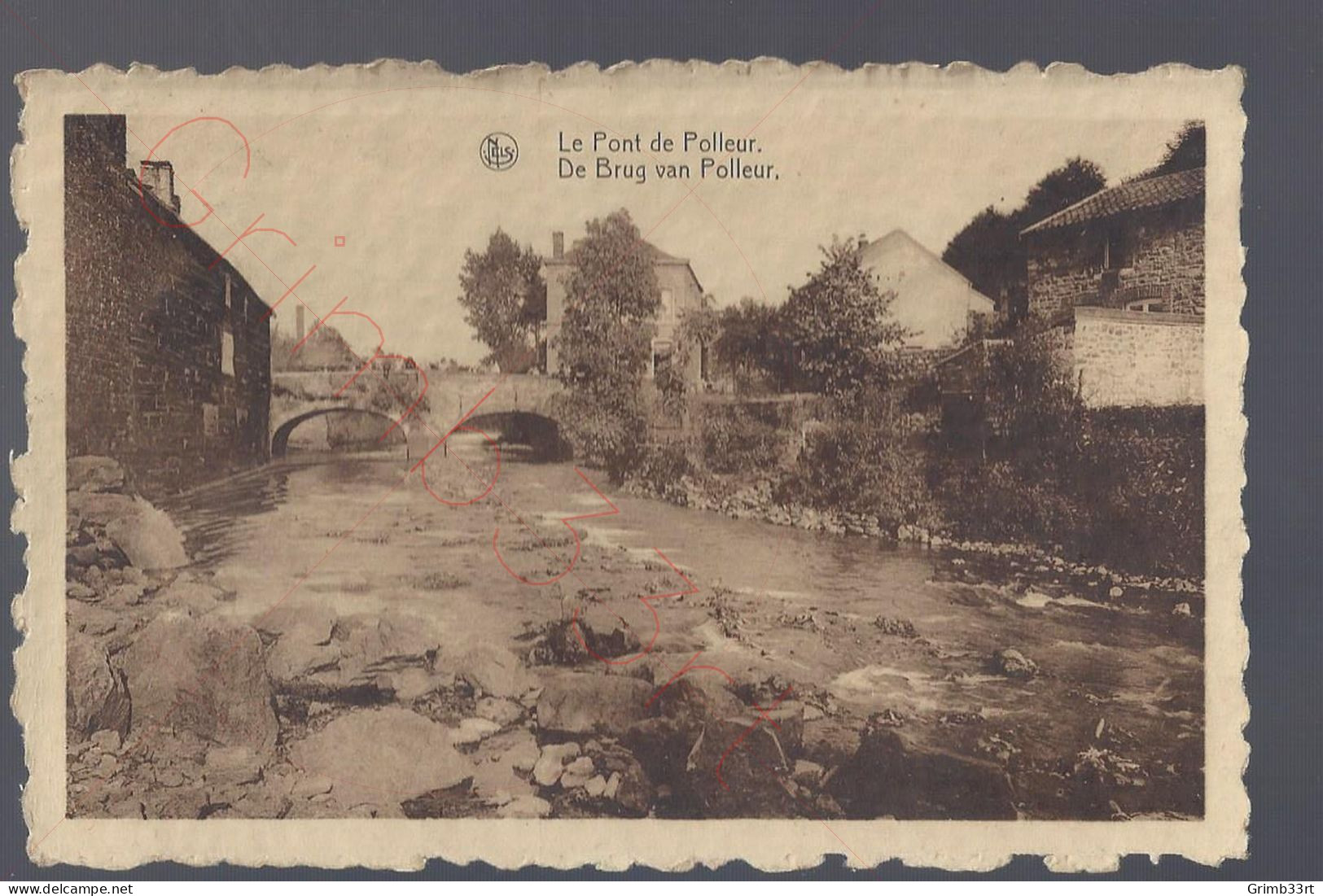 Polleur - Le Pont De Polleur - Postkaart - Theux