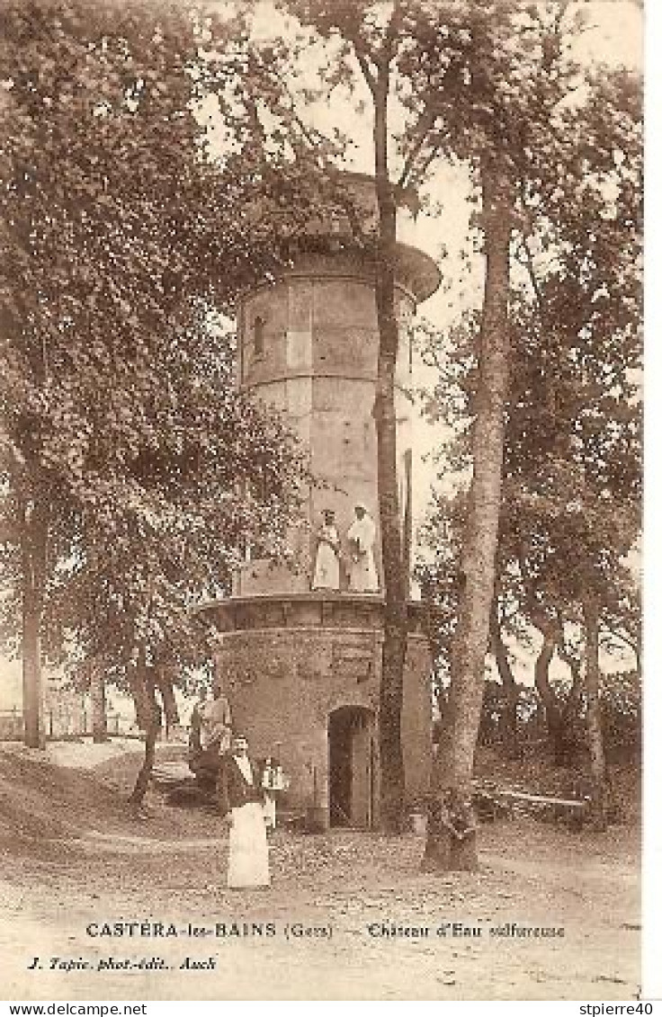 CASTERA-les-BAINS - Château D'Eau Sulfureuse - Castera